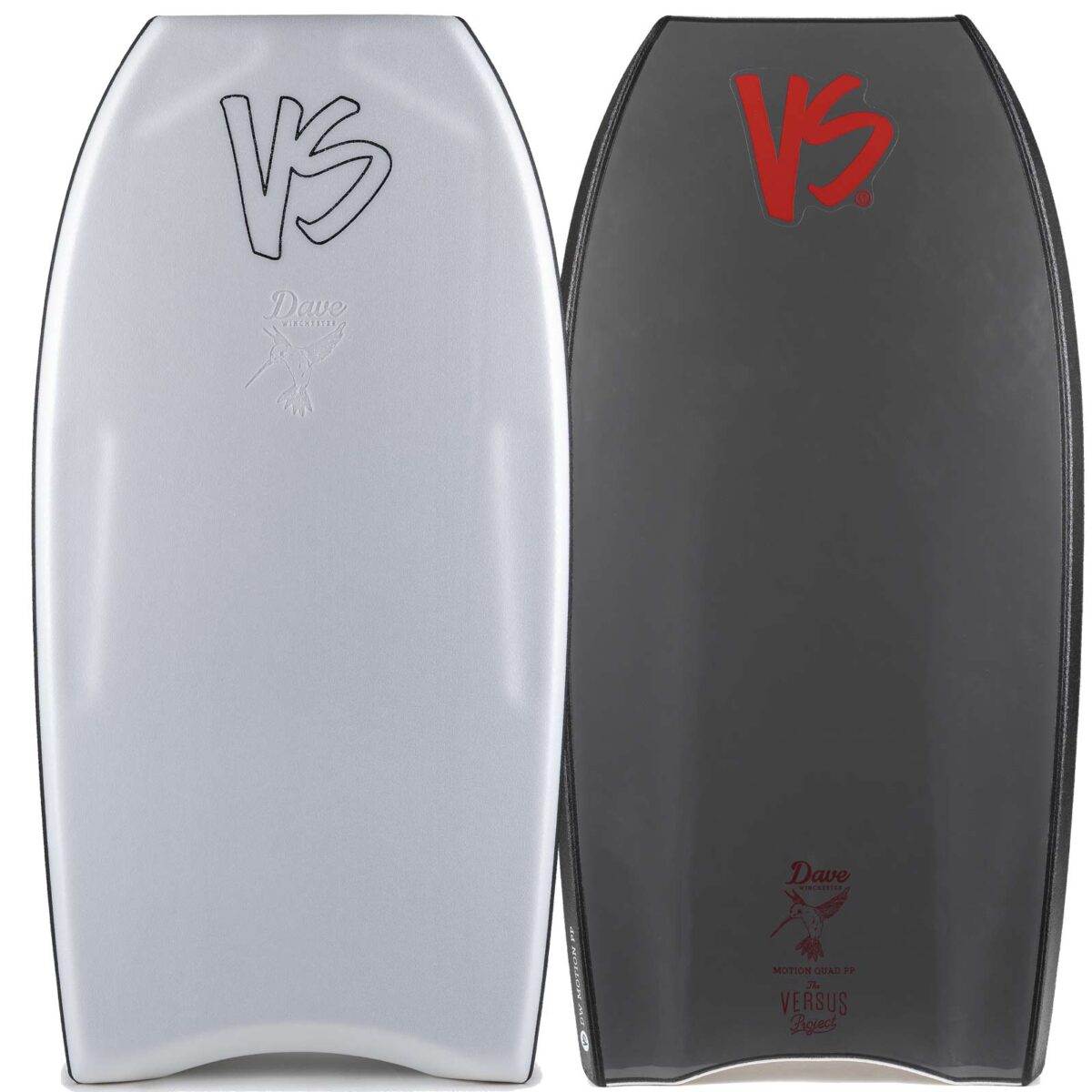 Bodyboard PP VS DAVE WINCHESTER MOTION  CT QUAD White- Metal Grey