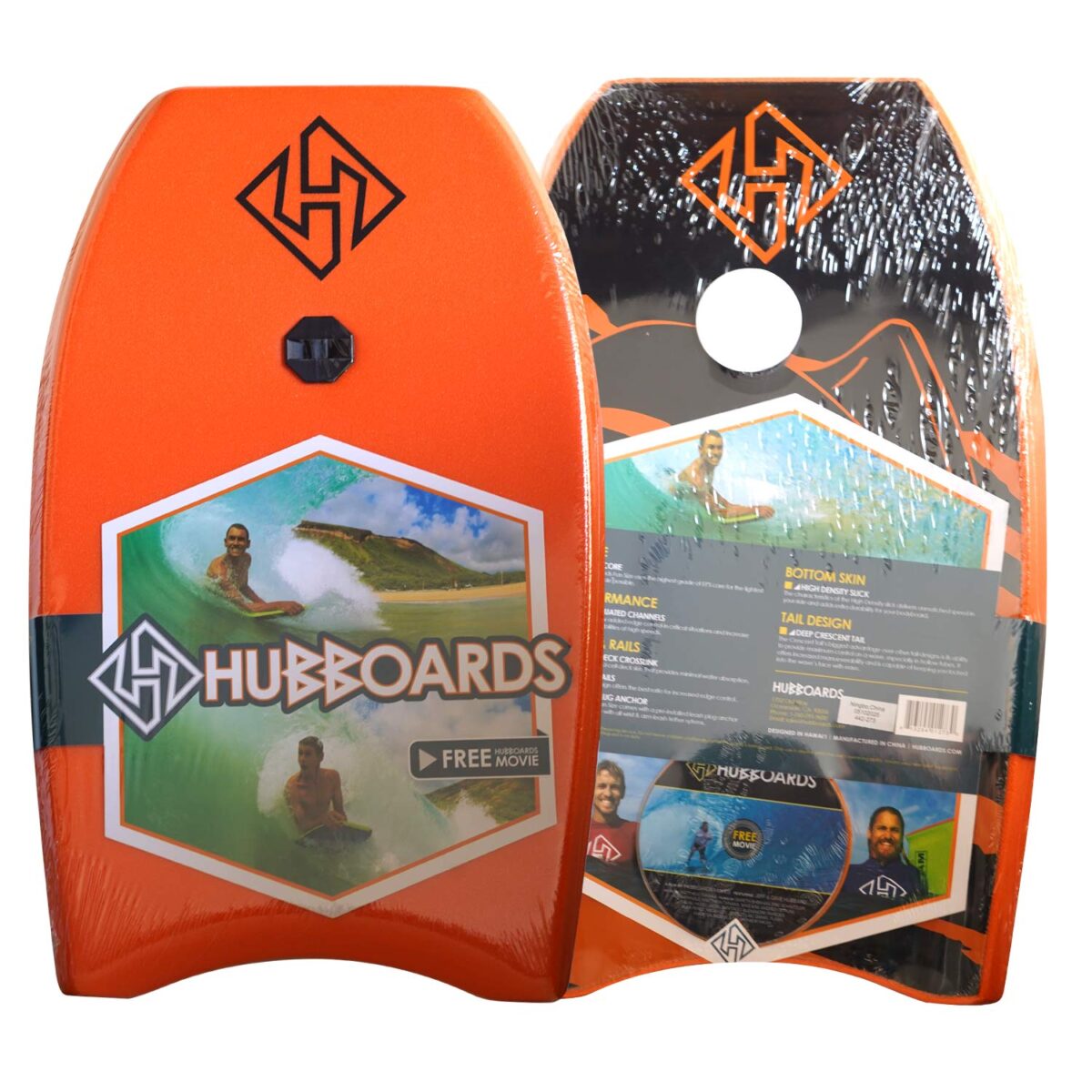 Bodyboard  EPS HUBB LITE Orange-Black 21
