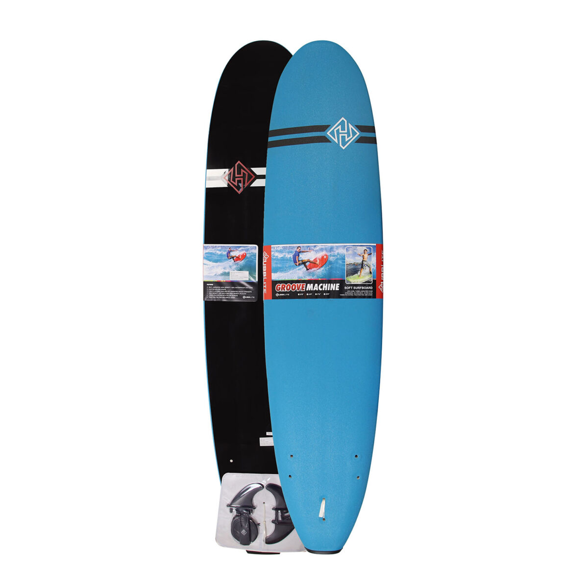 SoftBoard HUBB  7" Aqua Blue- Black