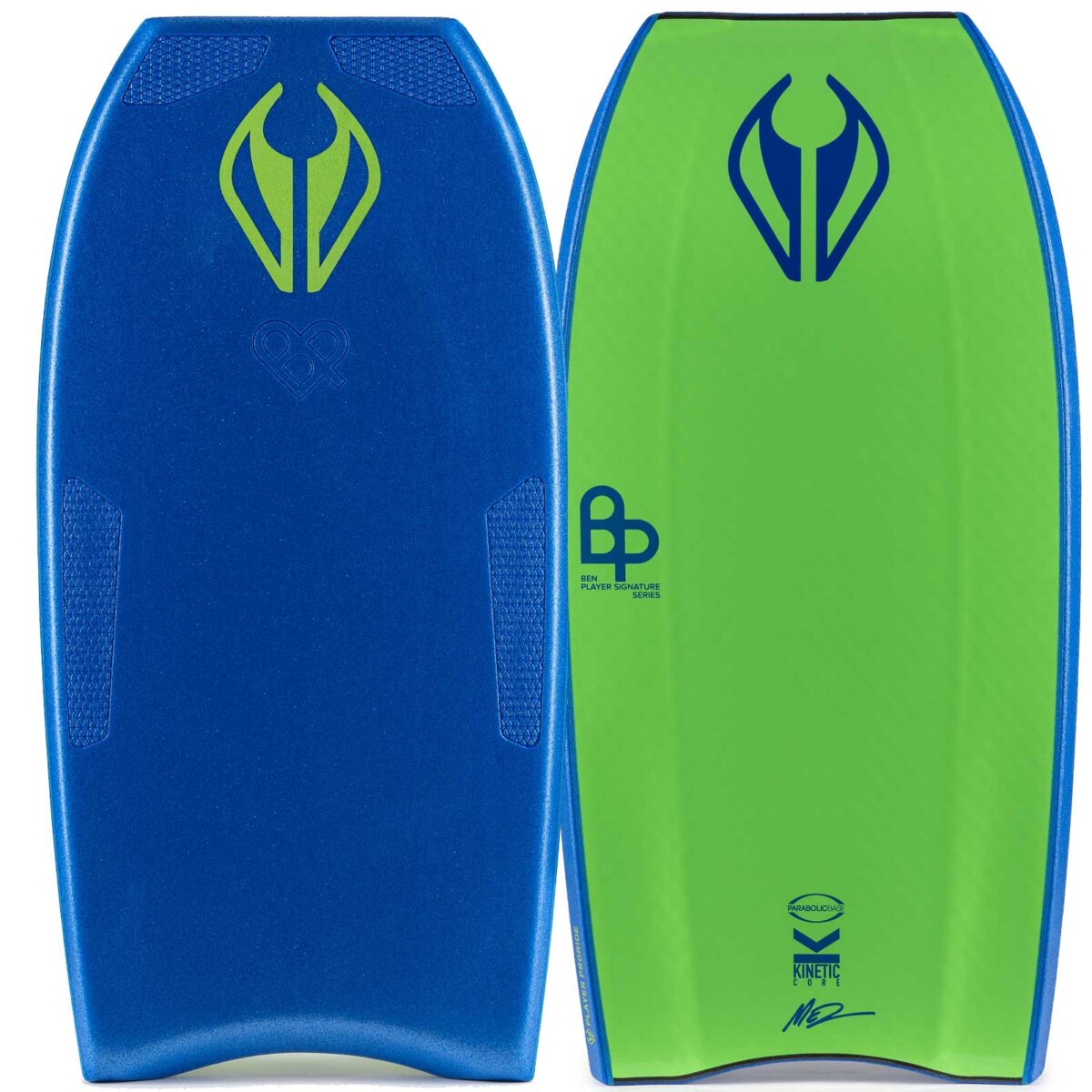 Bodyboard PP NMD BEN PLAYER  PRORIDE  CT GRIP TECH Royal Blue-Bright Green