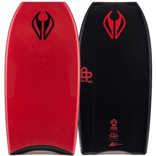Bodyboard PP NMD Ben Player Quantum K19 Crescent Griptech Red - Black