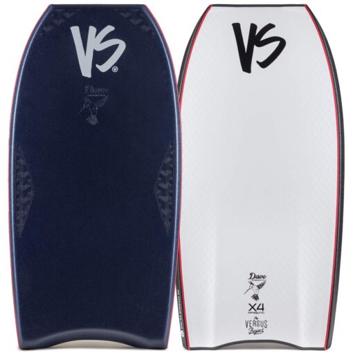 Bodyboard PP VS Dave Winchester K19 X4 MiniQuad Griptech Midnight Blue - White