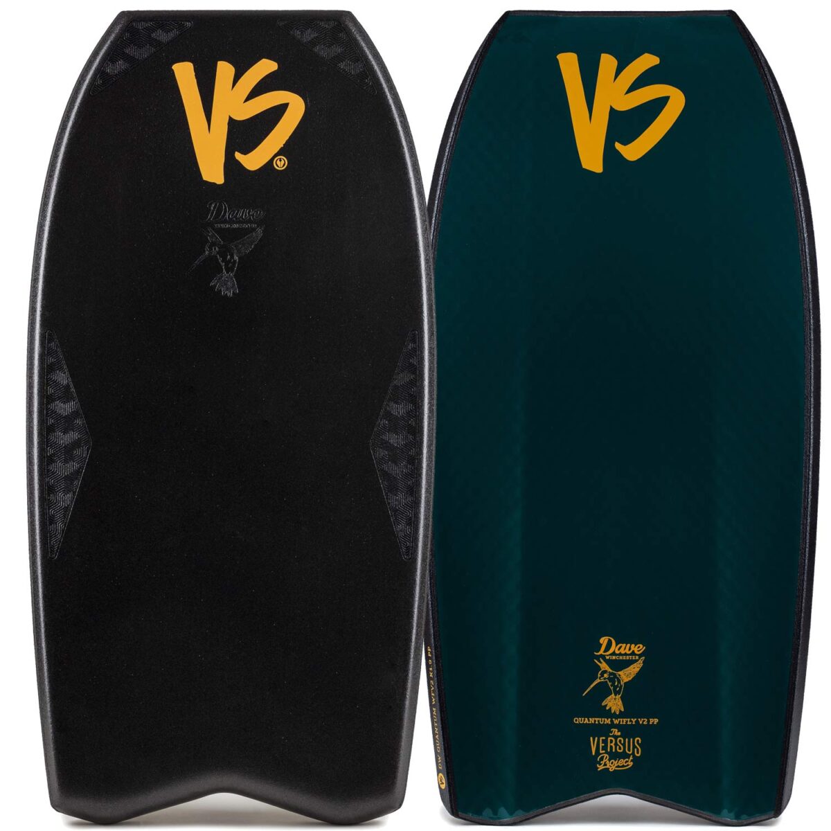 Bodyboard VS PP Dave Winchester Quantum k19 Wifly V2 Griptech Black - Mallard Green