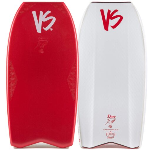 Bodyboard VS PP Dave Winchester Quantum k19 Wifly V2 Griptech Red - White