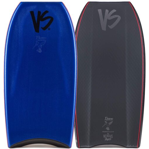 Bodyboard VS PP Dave Winchester Quantum k19 Crescent Tail Piece 3DC Dark Blue - Dark Grey