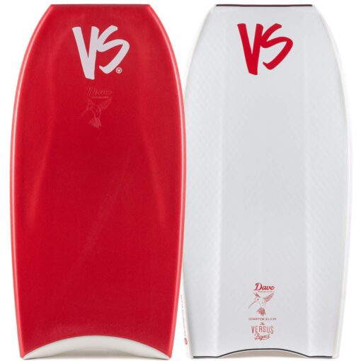 Bodyboard VS PP Dave Winchester Quantum k19 Crescent Tail Piece 3DC Red - White
