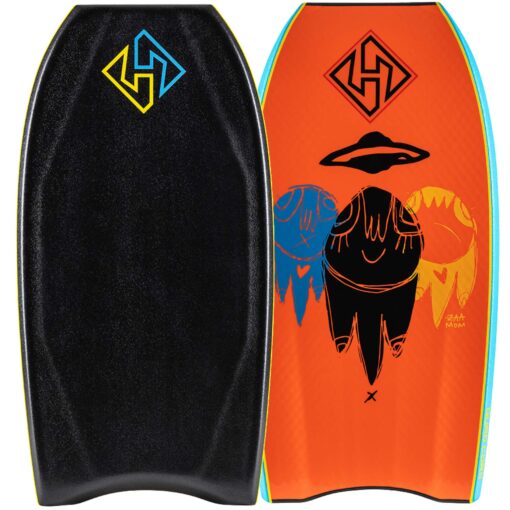 Bodyboard PP HUBB SCIFIVE QUAD CORE CT Black - Orange With Graphics