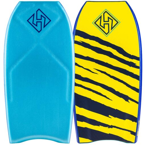 Bodyboard PP HUBB JARED HOUSTON PPPRO CT Aqua Blue - Yellow With Stripes