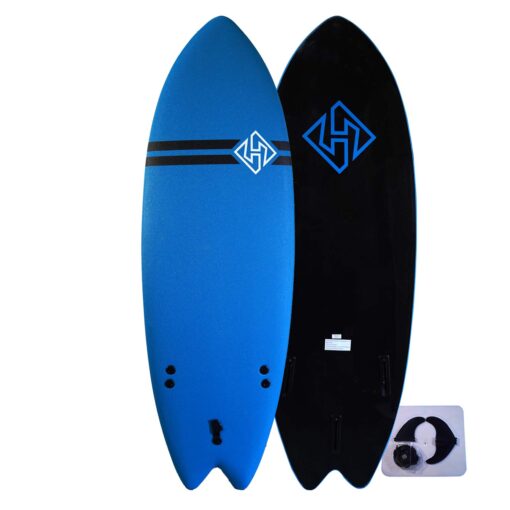 SoftBoard HUBB  5"8 Aqua - Black