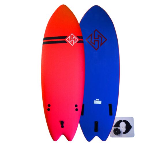 SoftBoard HUBB  5"8 Red - Blue