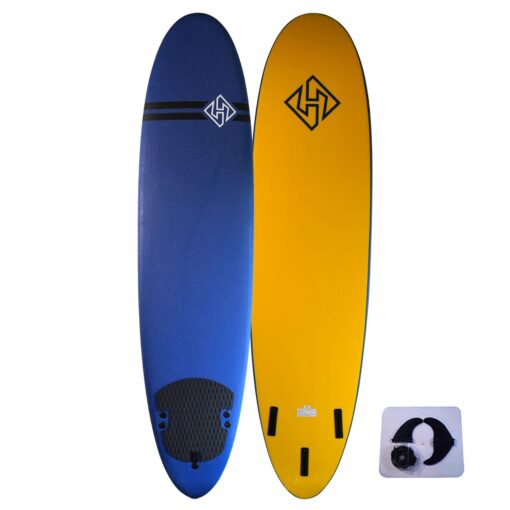 SoftBoard HUBB  7"6 Blue - Yellow