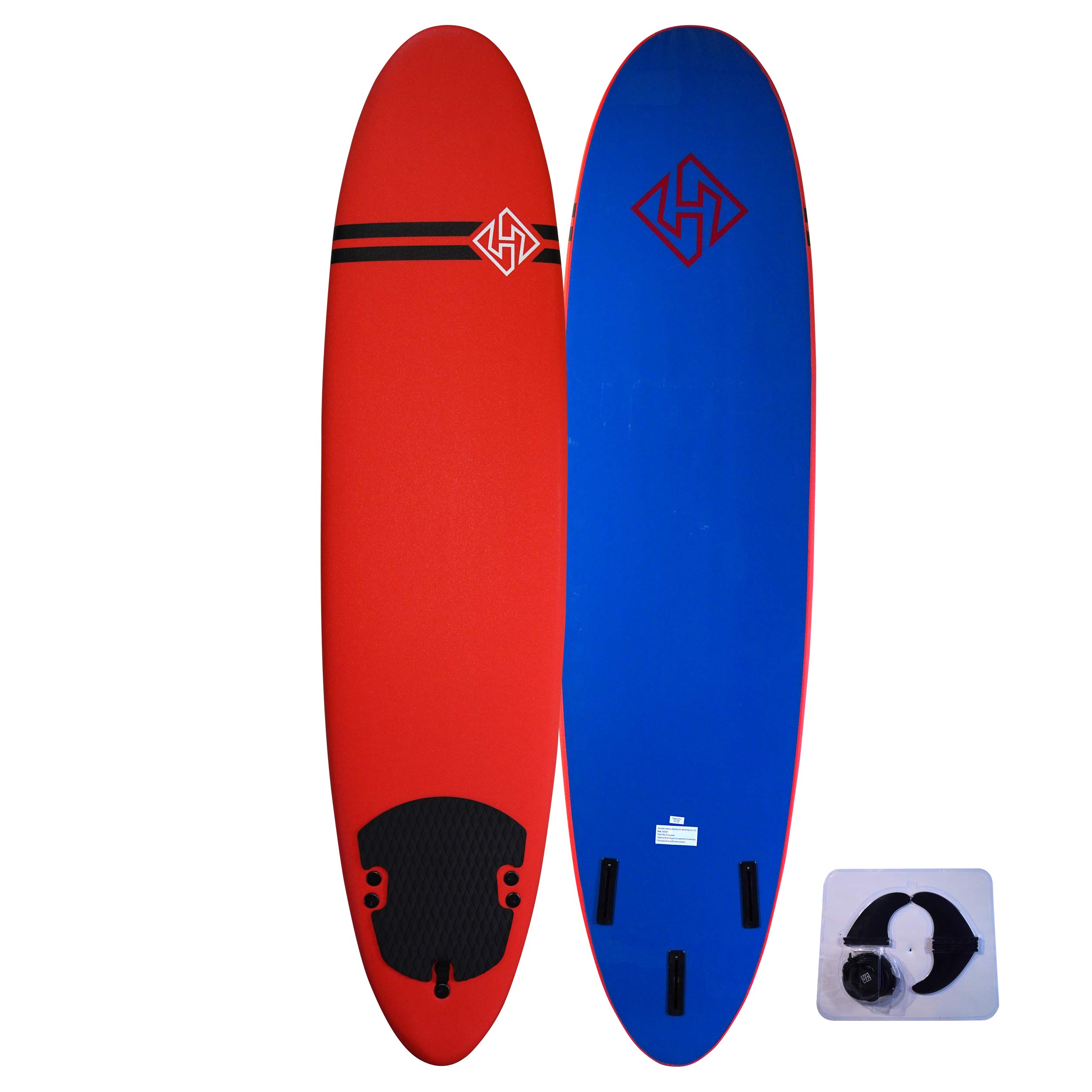 SoftBoard HUBB  7"6 Red - Blue