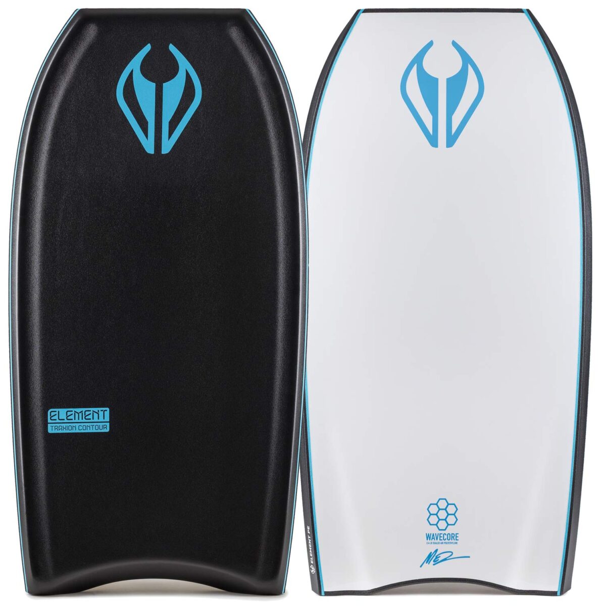 Bodyboard PE NMD ELEMENT Black - White