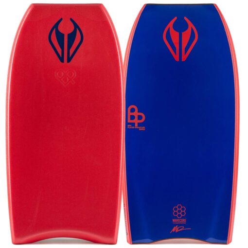 Bodyboard PE NMD BEN PLAYER CONTROL GRIPTECH Red - Dark Navy Blue