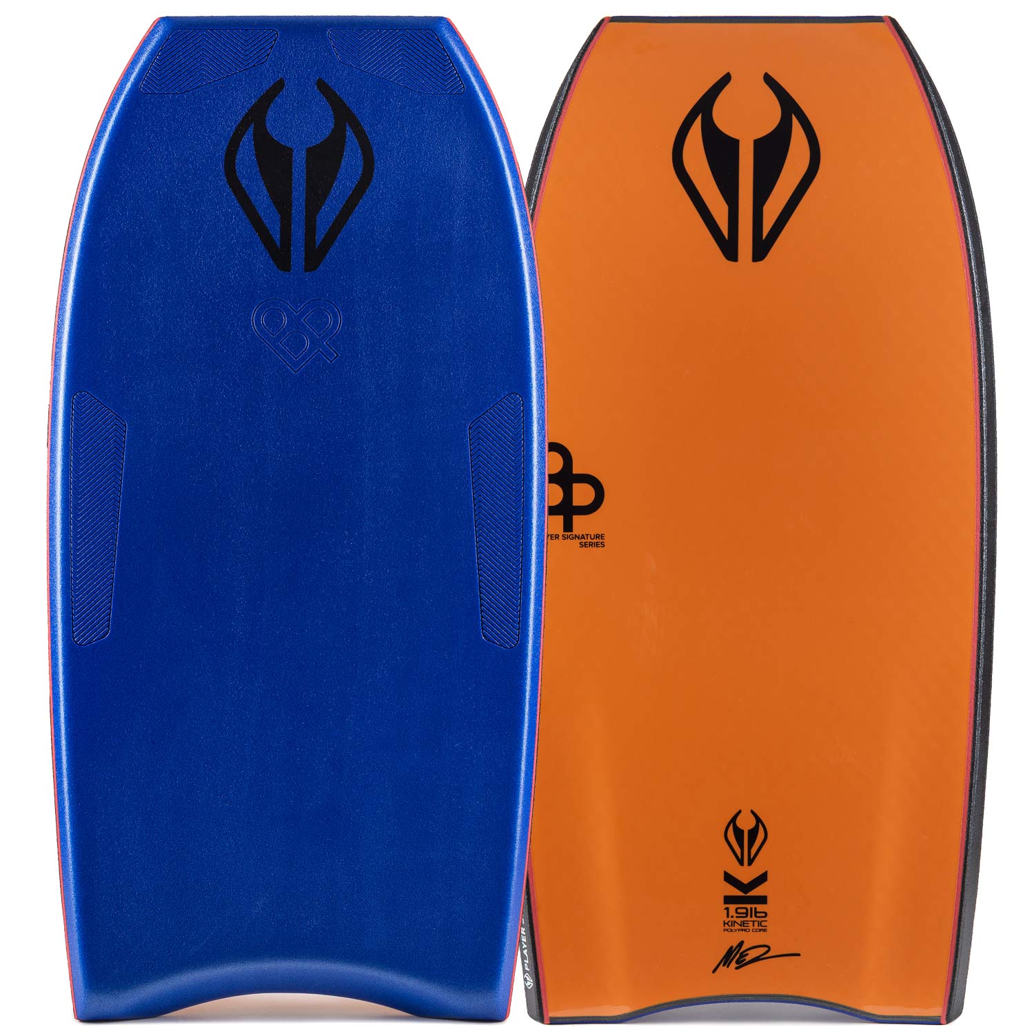 Bodyboard PP NMD BEN PLAYER SPEC K19 CT MESH GRIPTECH Dark Blue - Coral Red