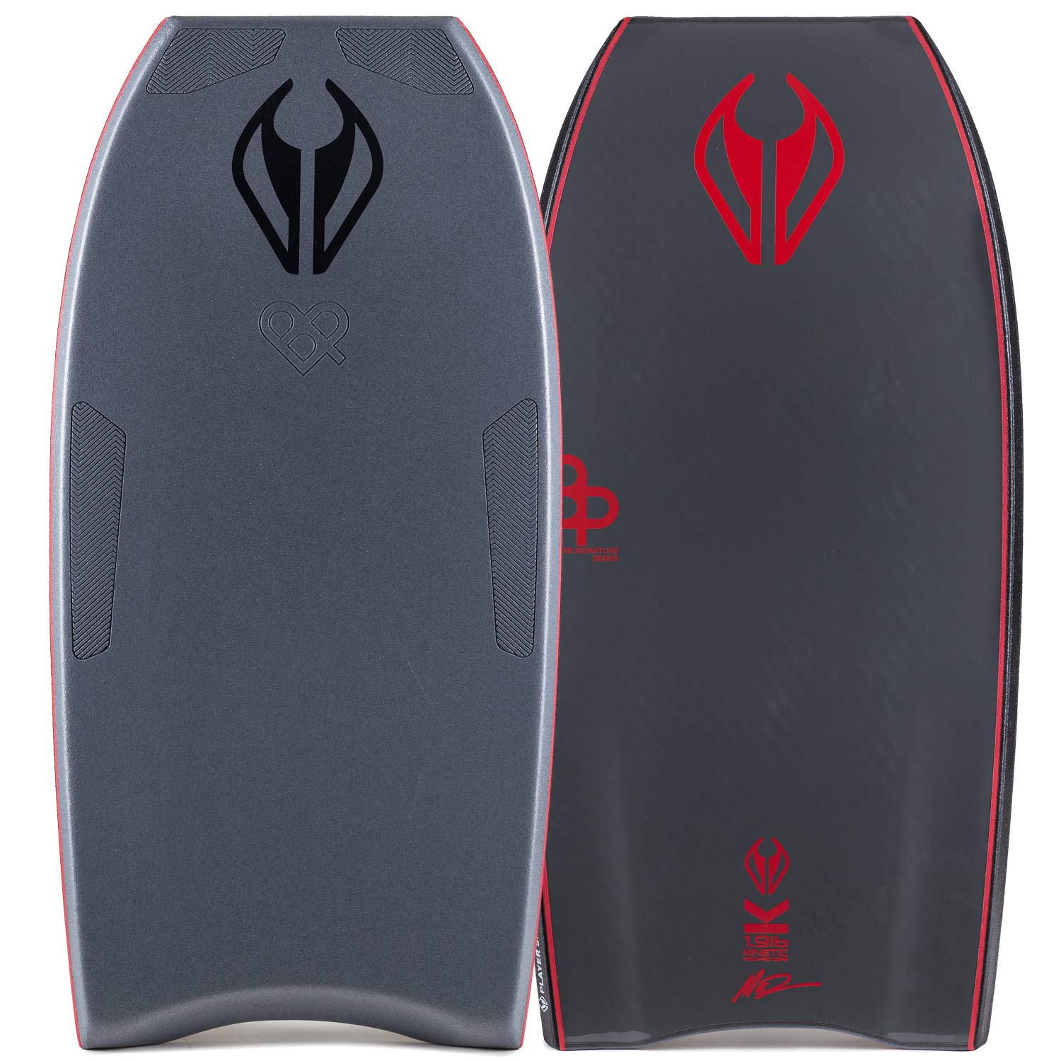 Bodyboard PP NMD BEN PLAYER SPEC K19 CT MESH GRIPTECH Gunmetal Grey - Dark Grey