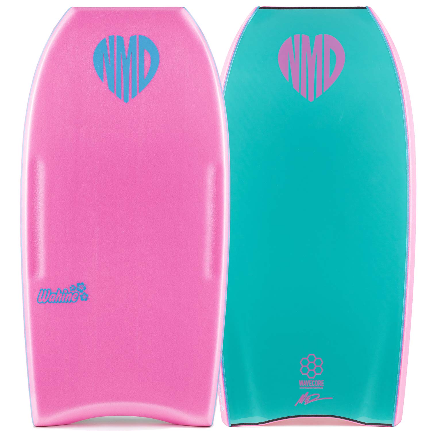 Bodyboard PE NMD WAHINE CT 2Stringer Mesh Pink - Turqoise