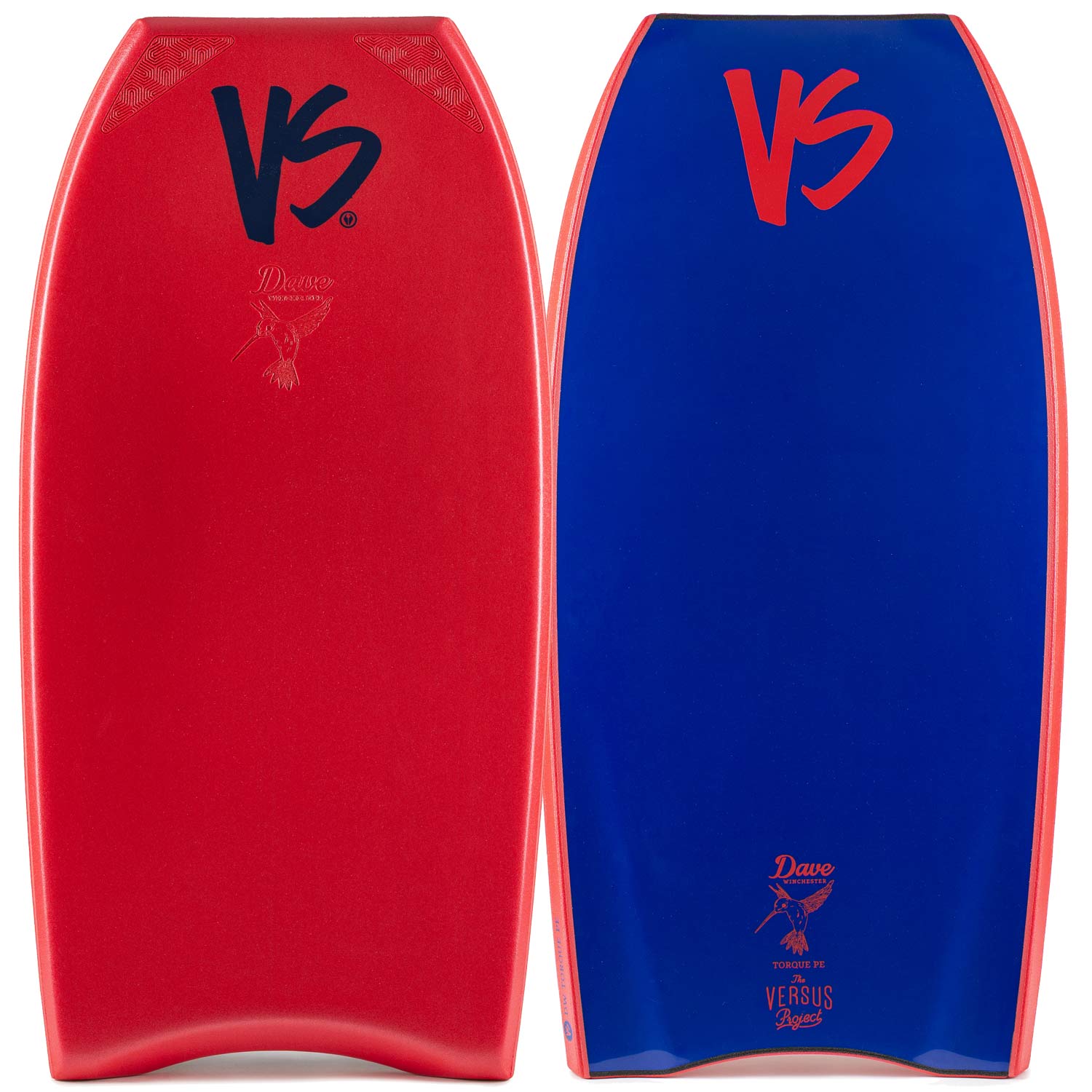 Bodyboard PE VS DAVE WINCHESTER TORQUE GRIP TECH  Red - Dark Navy Blue