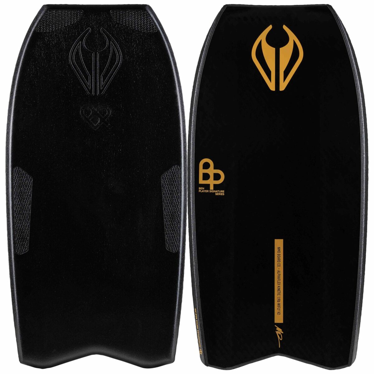 Bodyboard PP NMD BEN PLAYER  ALPHAFLEX WIFLY V2 GRIP TECH Black - Black