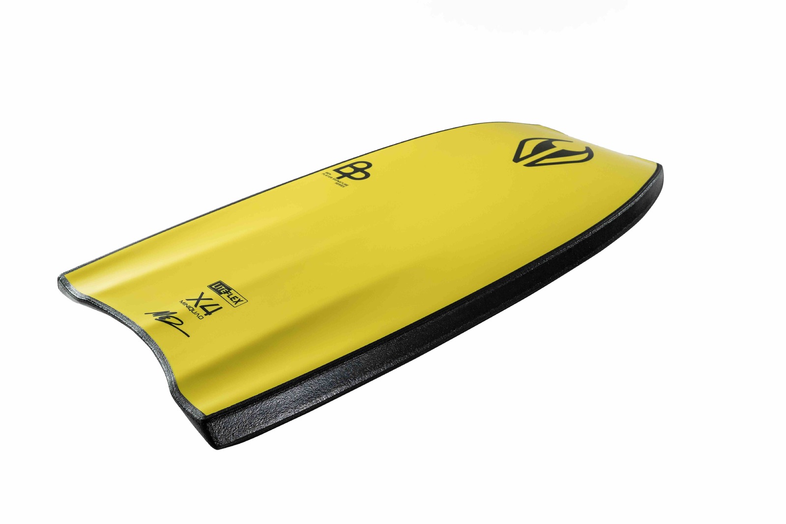 BODYBOARD NMD PP Ben Player LFX X4 MINIQUAD GRIPTECH Black - Yellow - Imagen 2