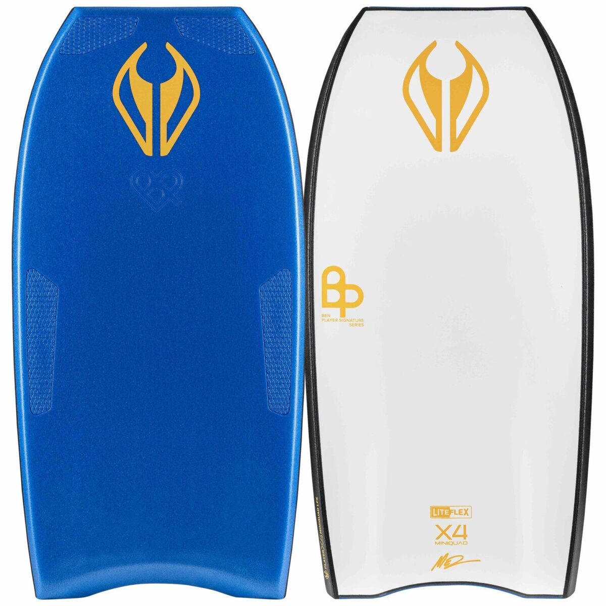 BODYBOARD NMD PP Ben Player LFX X4 MINIQUAD GRIPTECH Royal Blue - White