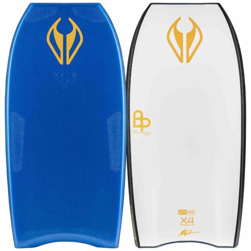 BODYBOARD NMD PP Ben Player LFX X4 MINIQUAD GRIPTECH Royal Blue - White