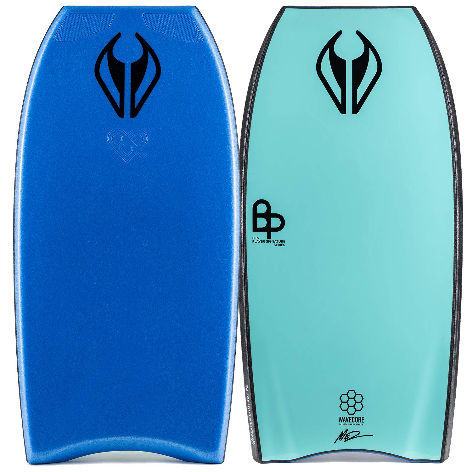 Bodyboard PE NMD BEN PLAYER CONTROL GRIPTECH Royal Blue - Turqoise