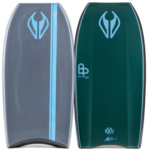 Bodyboard PP NMD Ben Player Quantum XXV K19 Crescent Tail Piece 3DC LTD Gunmetal Grey - Mallard Green