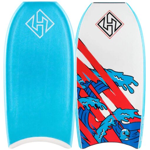 Bodyboard PP DUBB PP Pro Flex Aqua / White W/Grafics