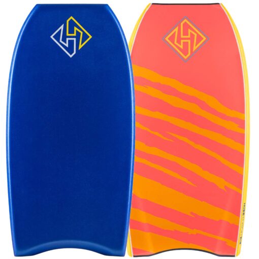 Bodyboard  PP Hubb PP Pro Dark Blue - Coral Red W/Stripes