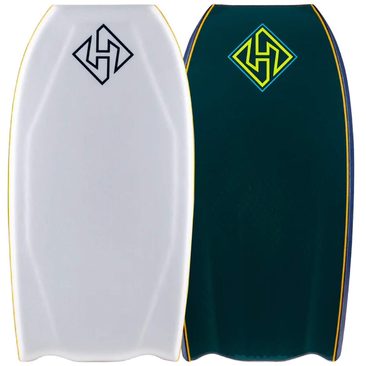 Bodyboard PP Hubb Scifive Quadcore Bat Flex White - Mallard Green