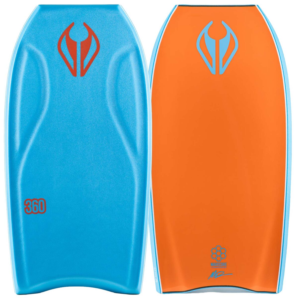 BODYBOARD PE NMD 360 Aqua Blue - Orange