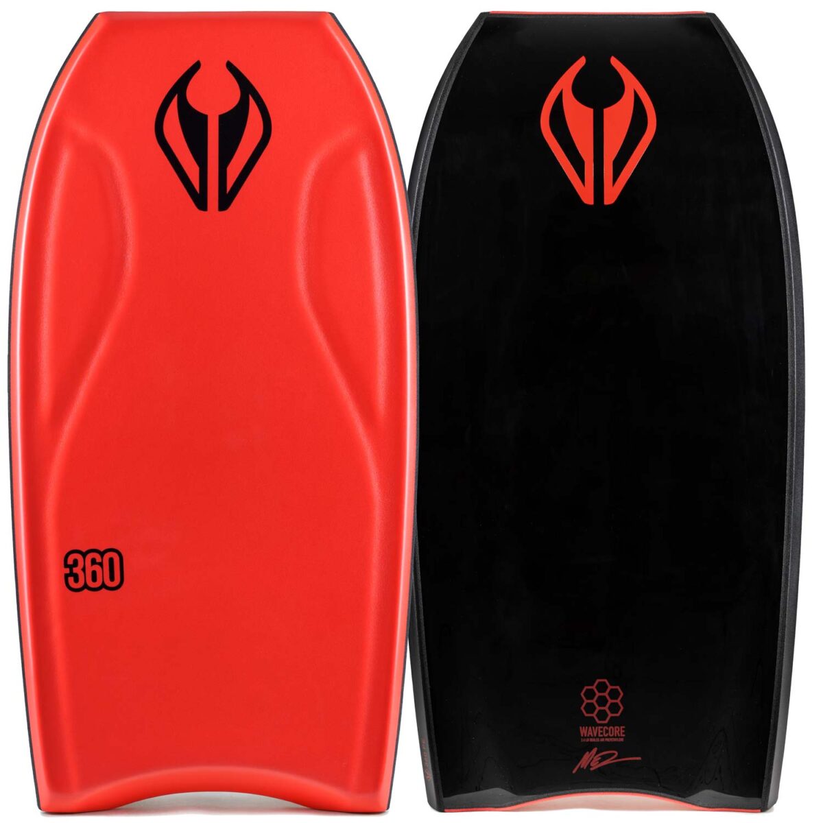 BODYBOARD PE NMD 360 Red - Black