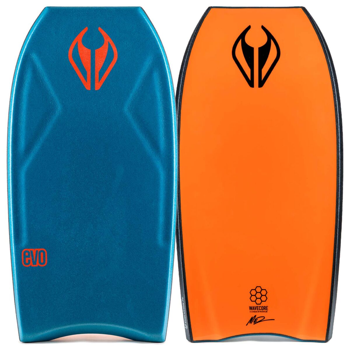 Bodyboard PE NMD EVO Deep Sea Green - Orange