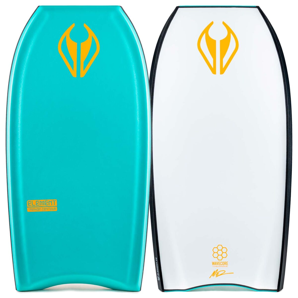 Bodyboard PE NMD ELEMENT Emerald Green - White