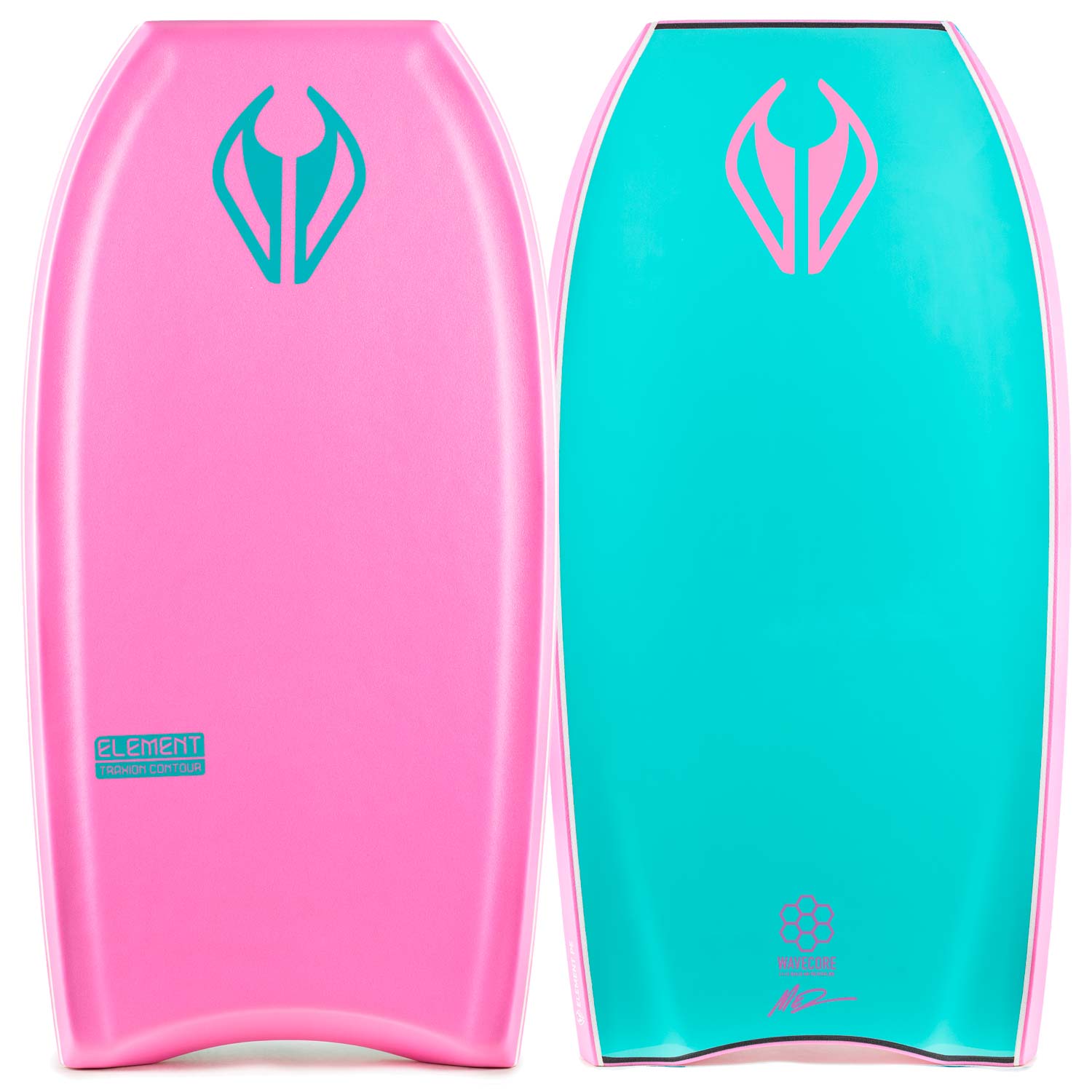 Bodyboard PE NMD ELEMENT Pink - Turqoise