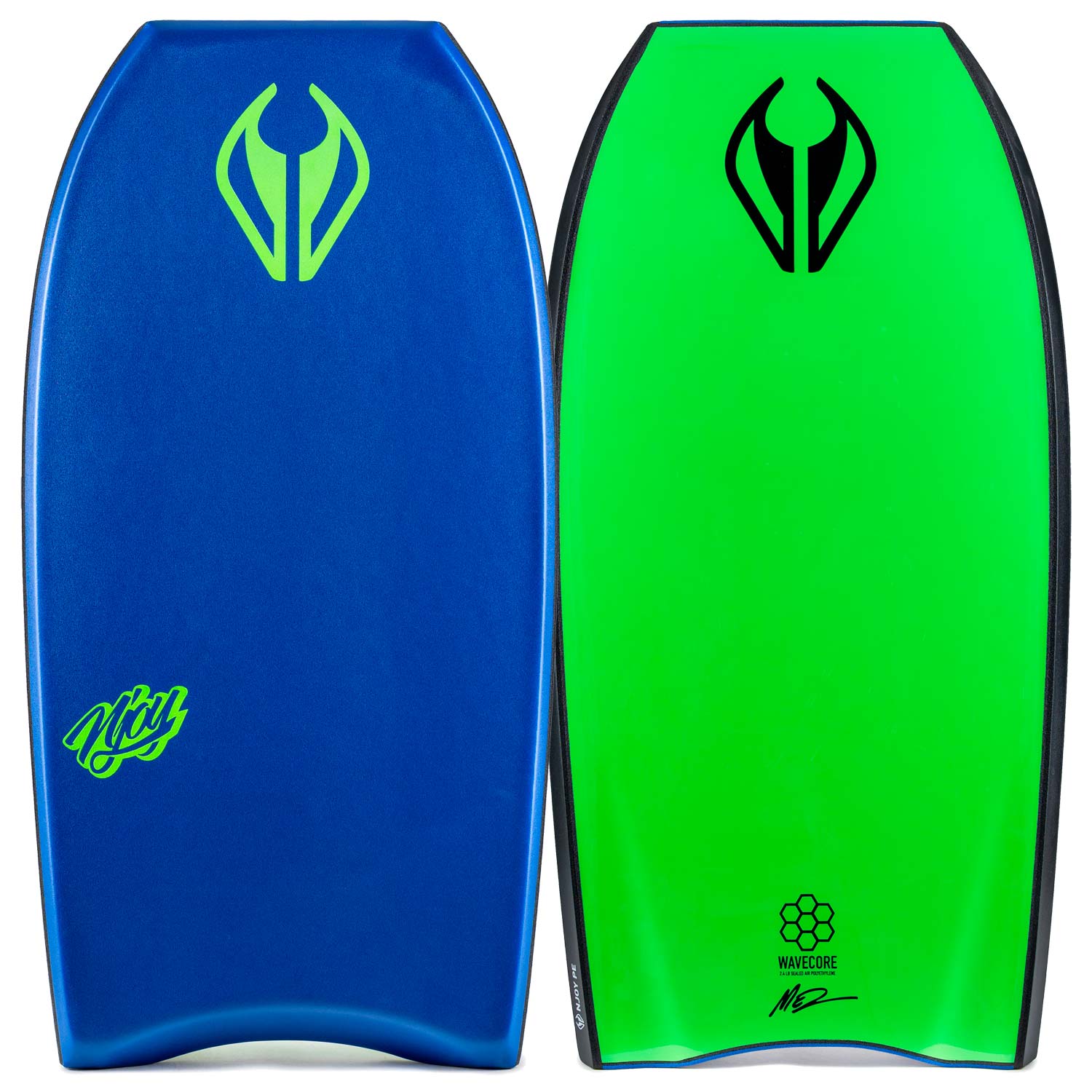 Bodyboard PE NMD NJOY Dark Blue - Bright Green