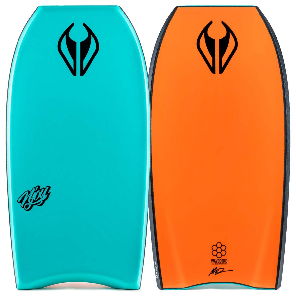 Bodyboard PE NMD NJOY Emerald Green - Orange