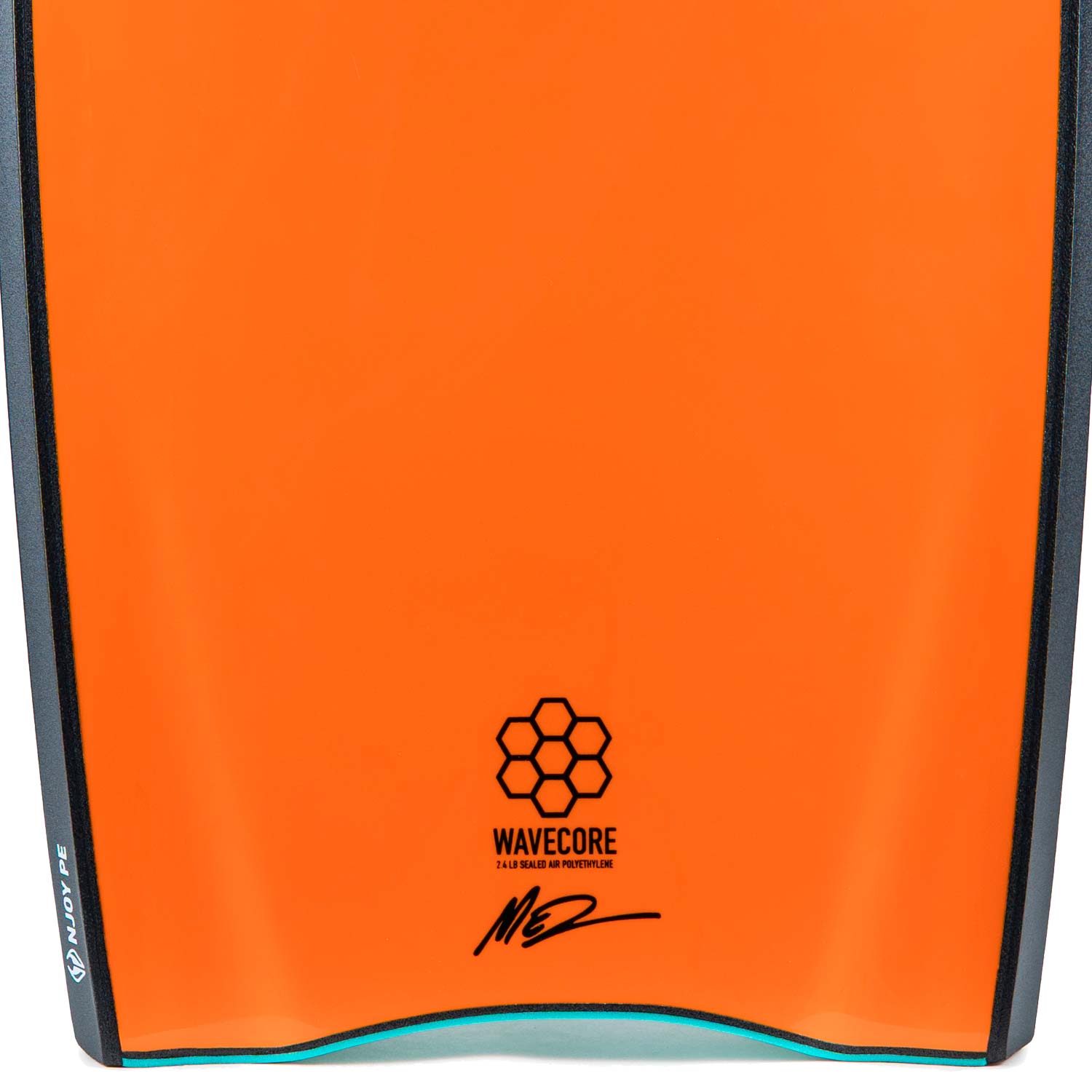 Bodyboard PE NMD NJOY Emerald Green - Orange - Imagen 2