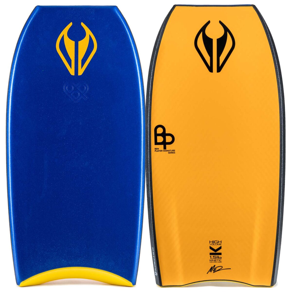 Bodyboard PP NMD BEN PLAYER K15 HIGH VOLUME Dark Blue - Tangerine