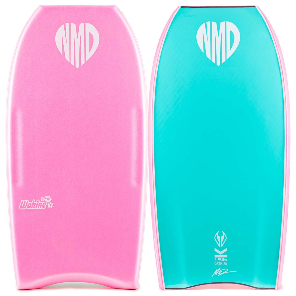 Bodyboard PP NMD WAHINE K15 MESH Pink - Turqoise