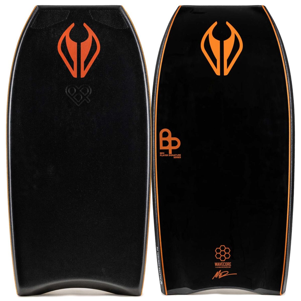 Bodyboard PE NMD BEN PLAYER CONTROL GRIPTECH Black - Black