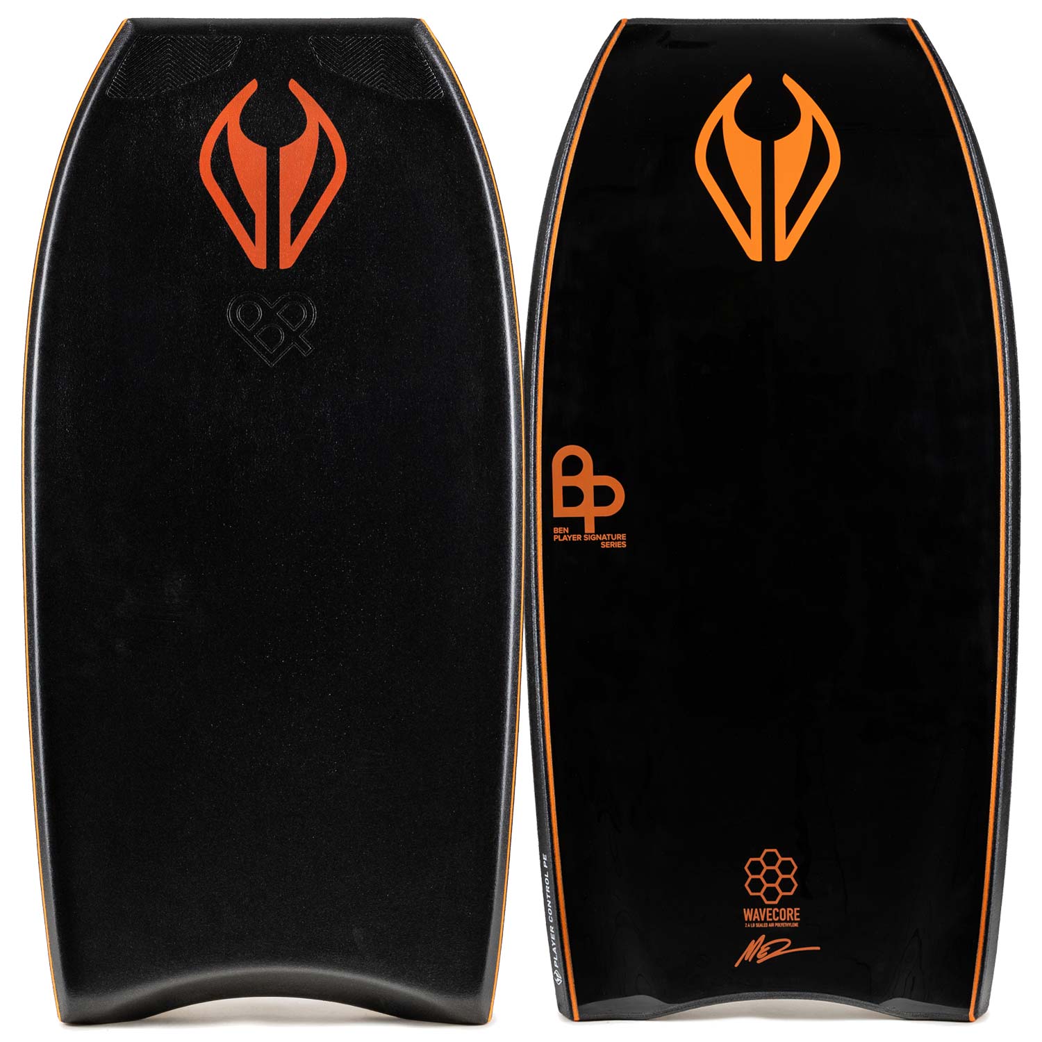 Bodyboard PE NMD BEN PLAYER CONTROL GRIPTECH Black - Black