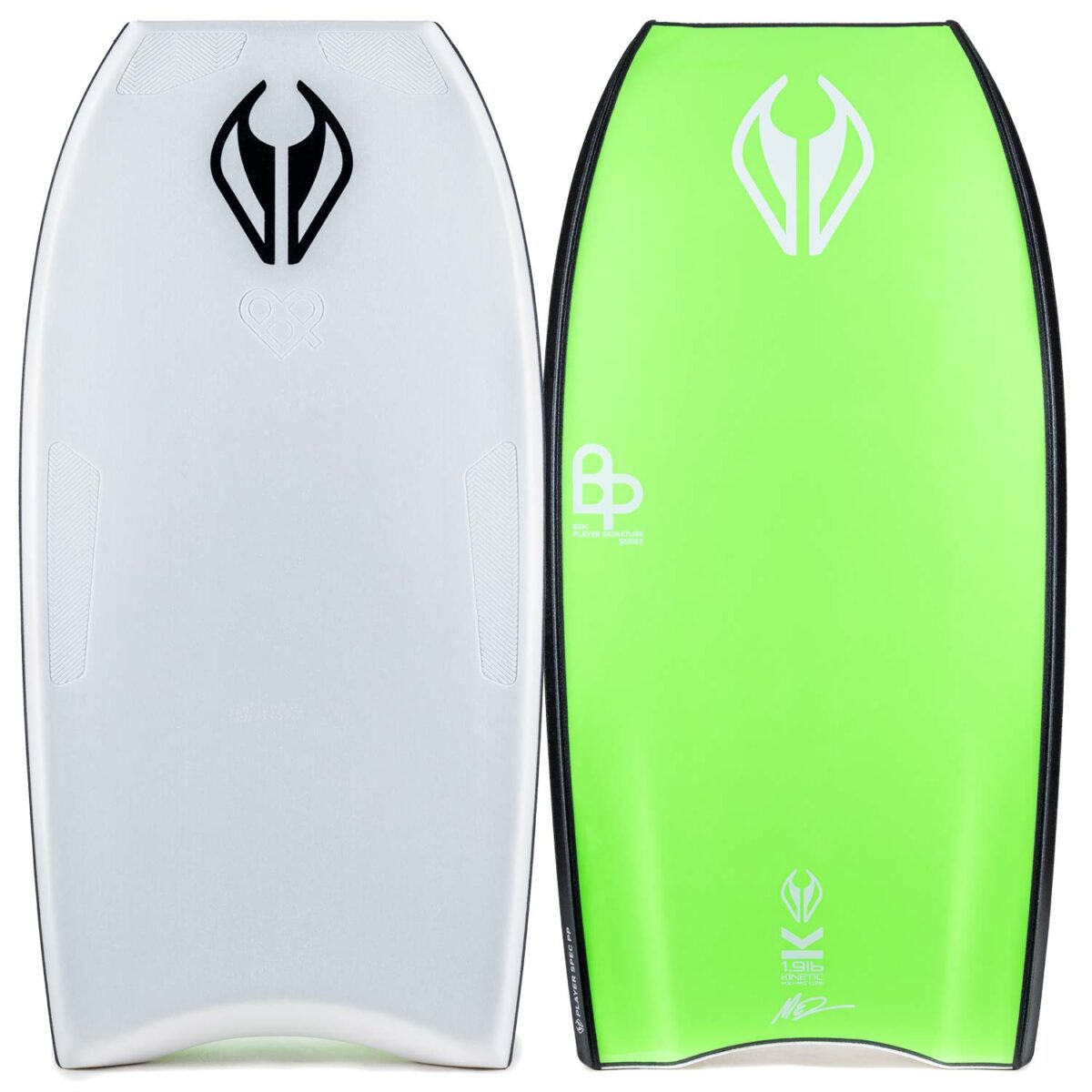 BODYBOARD NMD PP Ben Player SPEC XXL K19 MESH 2STR GRIPTECH White - Fluro Green