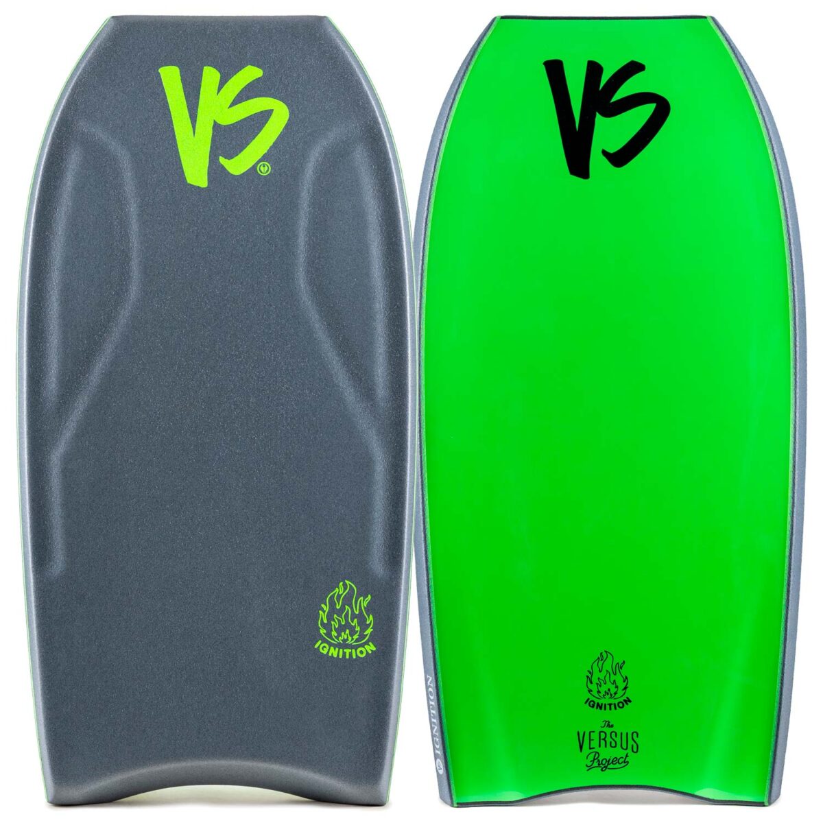 Bodyboard PE VS IGNITION Gunmetal Grey - Dark Green