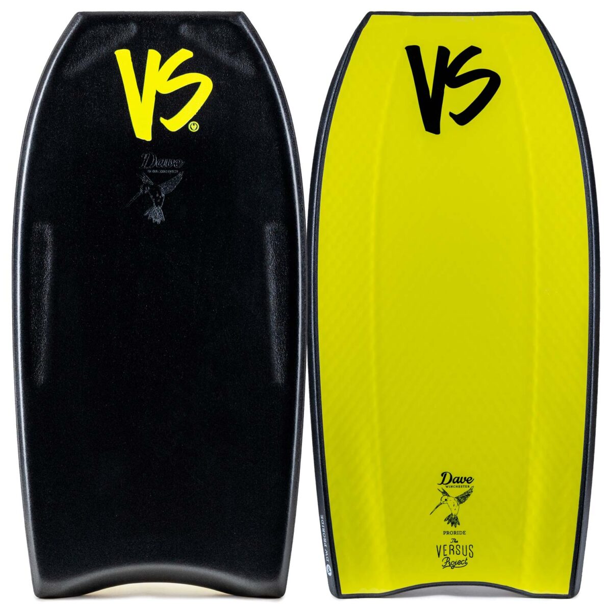Bodyboard PP VS DAVE WINCHESTER PRORIDE CT CONTOUR Black - Electric Lime