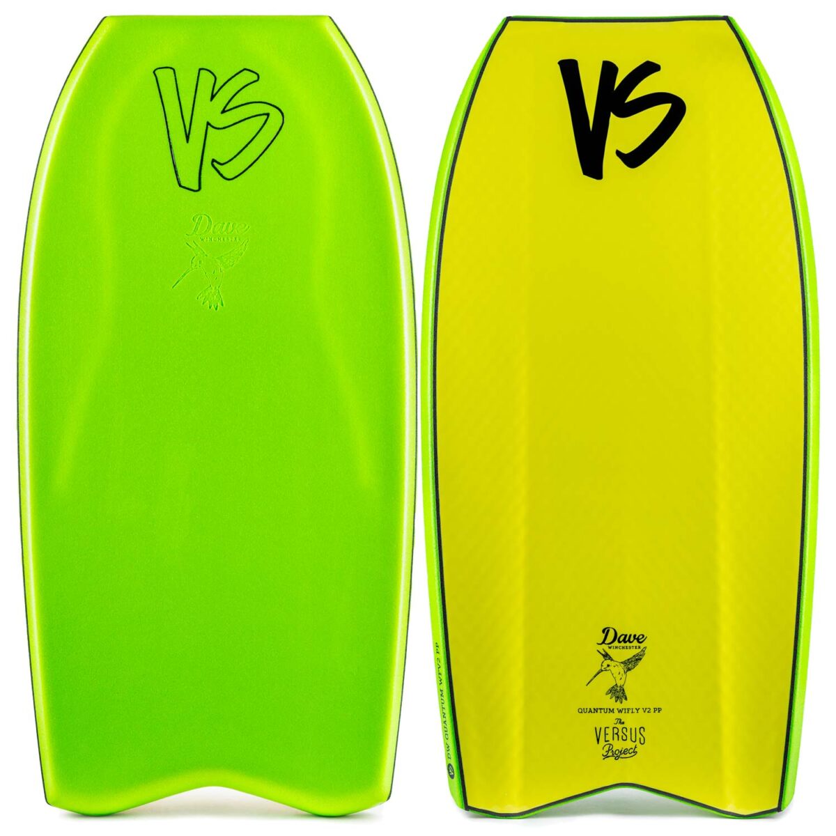 Bodyboard VS PP Dave Winchester Quantum k19 Wifly V2 3DC Bright Green - Electric Lime