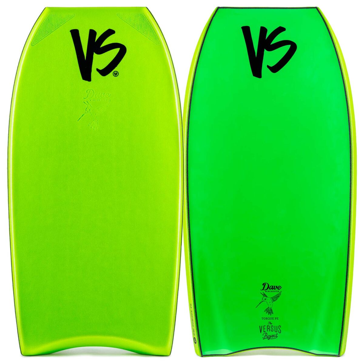 Bodyboard PE VS DAVE WINCHESTER TORQUE GRIP TECH  Bright Green - Bright Green