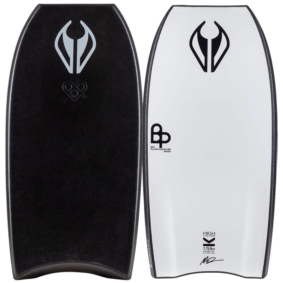 Bodyboard PP NMD BEN PLAYER K15 HIGH VOLUME Black - White