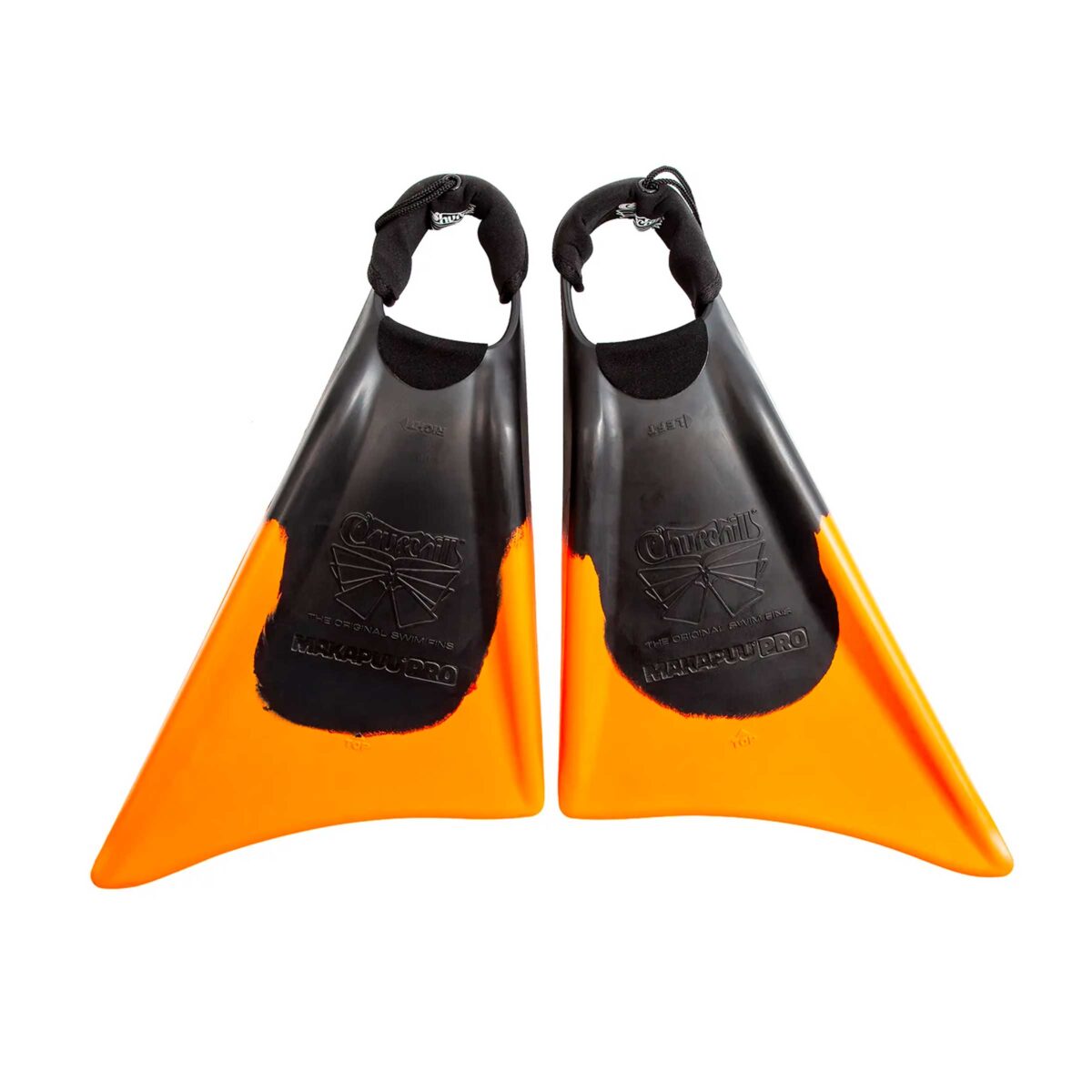 Aletas CHURCHILL PRO Black Orange Made in Malasya